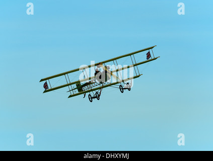 Avro Triplane,qui apparaît dans le film'ces magnifiques les hommes et leurs machines volantes'.à partir de la Shuttleworth collection. Banque D'Images