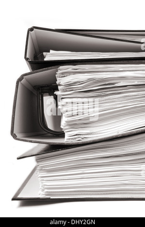 dossiers de bureau Banque D'Images