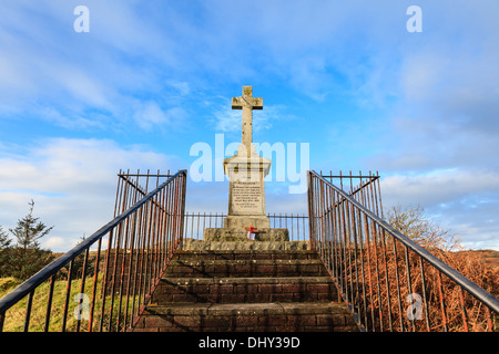 Paroisse Kilbrandon War Memorial Banque D'Images