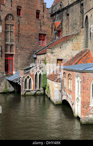 Maison ancienne, Bruges, Flandre occidentale, Belgique Banque D'Images