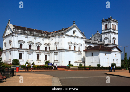 Cathédrale (1619), Old Goa, Inde Banque D'Images