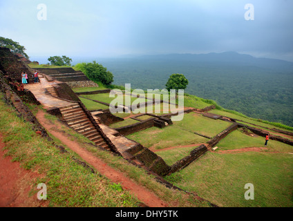 Paysage, Sigiriya, Sri Lanka Banque D'Images