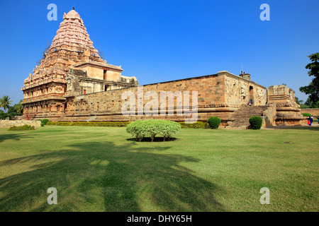 Temple Brihadeeswarar (11e siècle), Gangaikonda Cholapuram, Tamil Nadu, Inde Banque D'Images