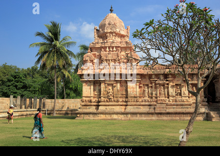 Temple Brihadeeswarar (11e siècle), Gangaikonda Cholapuram, Tamil Nadu, Inde Banque D'Images