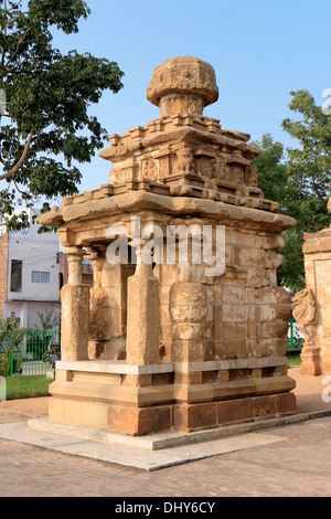 Kailasanathar Temple (8e siècle), Kanchipuram, Tamil Nadu, Inde Banque D'Images