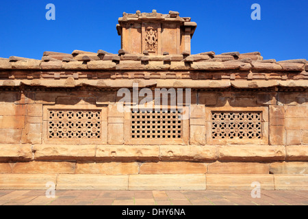 Temple Hindou, Aihole, Karnataka, Inde Banque D'Images