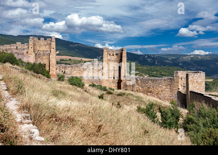 Château de Loarre Huesca, Aragon, Espagne Banque D'Images