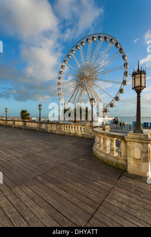 Après-midi d'hiver à roue de Brighton, East Sussex, Angleterre. Banque D'Images