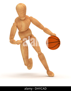 Joueur de basket-ball Banque D'Images