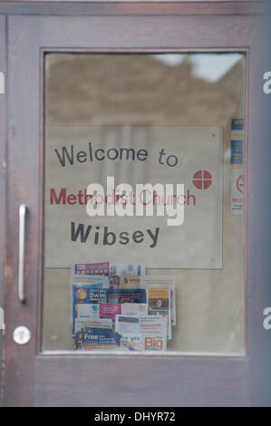 Wibsey, UK. 17 novembre, 2013. L'Eglise méthodiste d'Wibsey où le révérend Paul Fleurs ancien chef de Co-op effectue des services Credit : Steven Schofield/Alamy Live News Banque D'Images