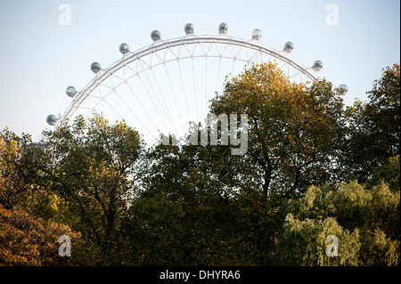 Scène d'automne à St James's Park, Londres Banque D'Images