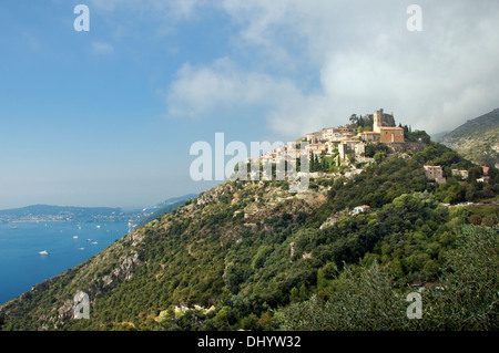 Eze village perché de la Côte d'Azur French Riviera Provence France Banque D'Images