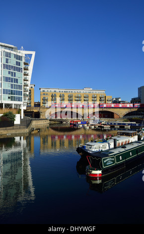 Limehouse Basin, Limehouse, Londres, Royaume-Uni Banque D'Images