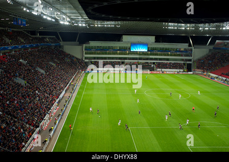 Leverkusen v Shaktar Donetsk Ligue des Champions Banque D'Images