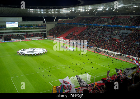 Leverkusen v Shaktar Donetsk Ligue des Champions Banque D'Images