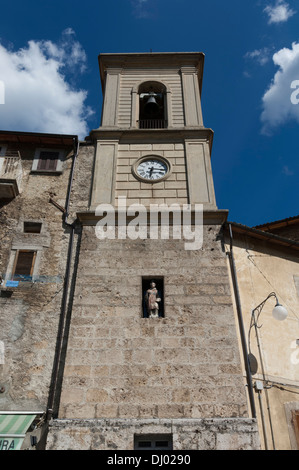 Eglise de San Rocco, alias Madonna del Carmine Église, Scanno, L'Aquila, Abruzzo, Italie. Banque D'Images