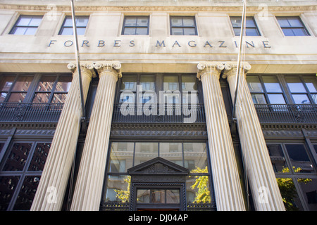 Le siège de Forbes Media LLC à Greenwich Village à New York Banque D'Images