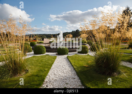 Les Jardins italiens, Trentham Gardens, Stoke-on-Trent, Staffordshire Banque D'Images