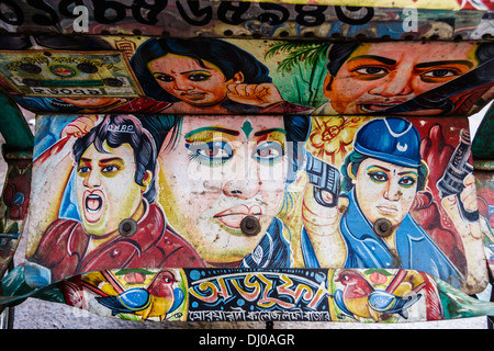 L'article pousse-pousse Dhaka, Bangladesh Banque D'Images