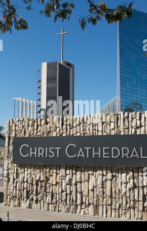 Cathédrale Christ formellement connu sous le nom de Crystal Cathedral in Garden Grove California USA conçu par l'architecte Philip Johnson Banque D'Images