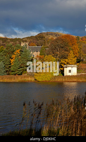 Duddingston Loch automne Edinburgh Scotland UK Banque D'Images