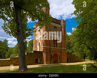 Schlangenhaus, pavillon jardin Luisium, Dessau, Saxe-Anhalt, Allemagne Banque D'Images