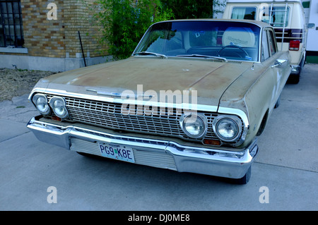 1963 Chevrolet Impala sedan voiture américaine classique Banque D'Images