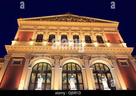 Wiener Musikverein, salle de concert, Vienne, Autriche Banque D'Images
