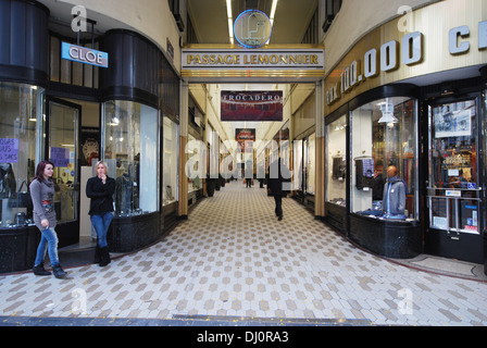 Passage Lemonnier galerie marchande, Liège Belgique Banque D'Images