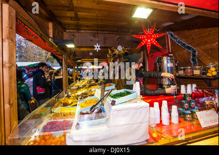 Le piémont, Turin, Italie. 17 novembre 2013. Du 9 au 24 novembre à la piazza Solferino Marché de Noël Français © Realy Easy Star/Alamy Live News Banque D'Images