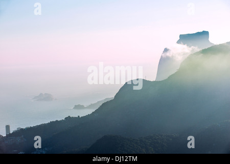 Rio de Janeiro, vue du Corcovado Banque D'Images