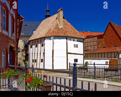 Musée Ständerbau, Word Gasse, Quedlinburg, Saxe-Anhalt, Allemagne Banque D'Images