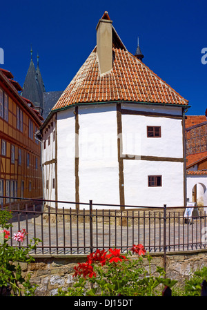 Musée Ständerbau, Word Gasse, Quedlinburg, Saxe-Anhalt, Allemagne Banque D'Images