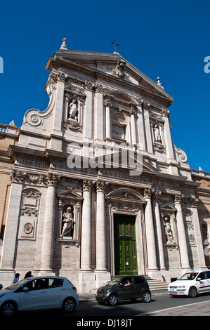 Église de Sainte Suzanne sur la colline du Quirinal, conçu par Carlo Maderno, Rome Italie Banque D'Images