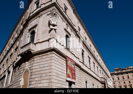 L'exposition Léonard de Vinci "grosses machines" au Palazzo della Cancelleria, Rome, Italie Banque D'Images