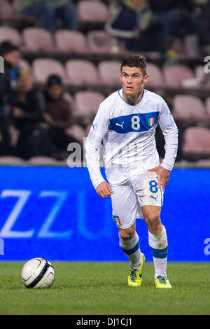 Reggio Emilia, Italie. 14Th Nov, 2013. Federico Viviani (ITA) Football / Soccer : Championnat de 2015 Tour Groupe 9 match entre l'Italie 3-0 Irlande du Nord au stade Mapei à Reggio Emilia, Italie . © Maurizio Borsari/AFLO/Alamy Live News Banque D'Images