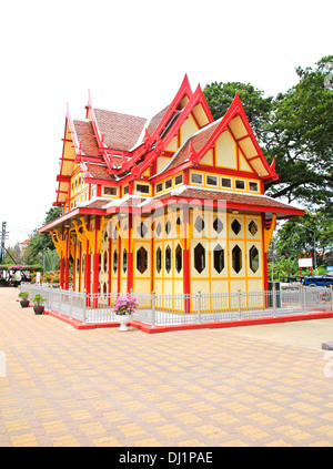 Royal Pavilion à gare de hua hin, Prachuap Khiri Khan, Thaïlande Banque D'Images