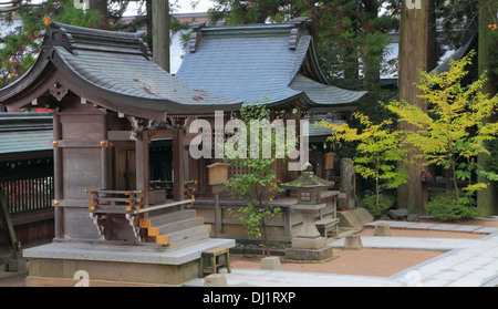 Le Japon, l'établissement Hida Takayama, Sakurayama Hachimangu,, Sanctuaire Shinto Banque D'Images