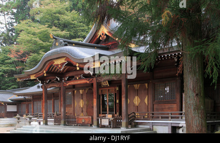 Le Japon, l'établissement Hida Takayama, Sakurayama Hachimangu,, Sanctuaire Shinto Banque D'Images