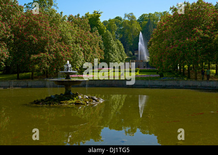 Parc du Château Ballenstedt, Saxe-Anhalt, Allemagne Banque D'Images