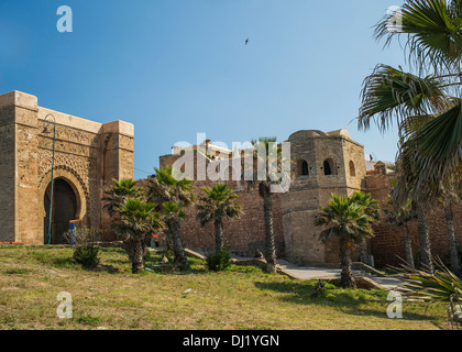 La Kasbah de l'Udayas à Rabat, Maroc. Banque D'Images