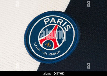 Close up of Paris Saint Germain jersey Banque D'Images