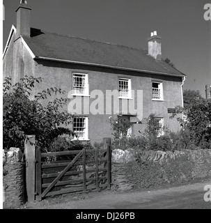 Photo historique,1950, de la ferme à Tredegar, Galles du Sud où la main-d'MP et Ministre Aneurin Bevan 'Nye 'a grandi. Banque D'Images