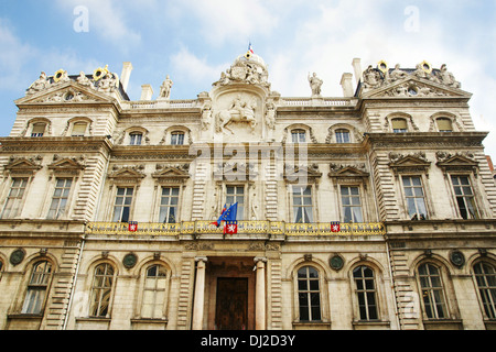 Hôtel de ville ou village ou à la mairie de Lyon, France Banque D'Images