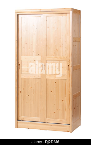 Armoire à deux sections isolated on white, with clipping path Banque D'Images