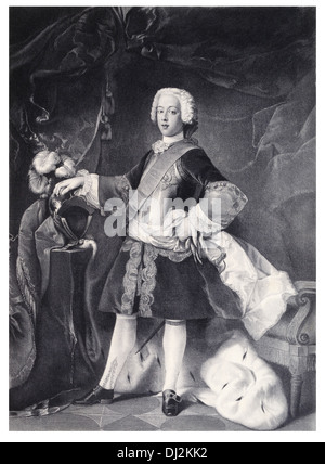 Charles Edward Louis Jean Casimir Sylvester Severino Maria Stuart le Jeune Prétendant Bonnie Prince Charlie Banque D'Images