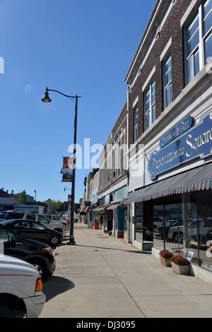 Carthage, Missouri. Petite ville de l'Ouest américain moyen sur la vieille Route 66 Banque D'Images