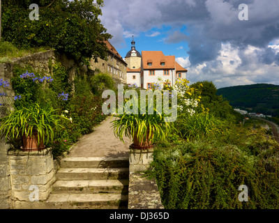 Ancien château de Dornburg, châteaux, Dornburg, Thuringe, Allemagne Banque D'Images