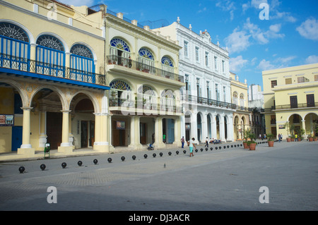 La Plaza Vieja, La Havane, Cuba Banque D'Images