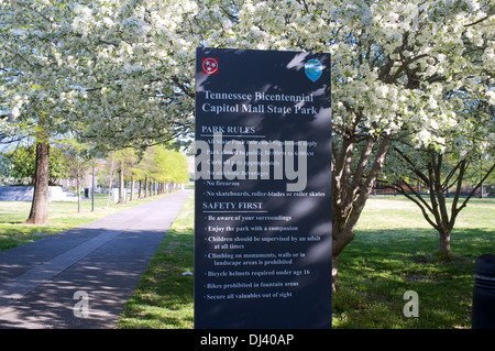 Tennessee Capitale Bicentenaire Mall State Park Banque D'Images